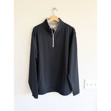 Load image into Gallery viewer, Peter Millar Crown Sport Perth Performance Quarter-Zip Sweatshirt Black XL
