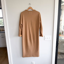 Load image into Gallery viewer, Frank &amp; Eileen Isabelle Mock Neck Midi Dress Camel S
