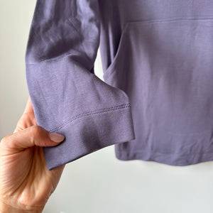 Kit And Ace Brushed Weekend Hoodie Relaxed Fit Pullover Dusk Purple XL NWT