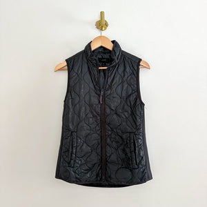 J. Crew Primaloft Filled Quilted Zip Up Puffer Vest Black XS