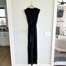Load image into Gallery viewer, Derek Lam 10 Crosby Pleated V-Neck Sleeveless Jumpsuit Black 2

