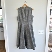 Load image into Gallery viewer, Lela Rose Seamed Full Skirt Sequin Fit &amp; Flare Dress Gray 12 NWT
