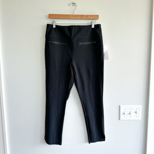 Athleta Stellar Crop High Rise Pull On Pant Black L NWT