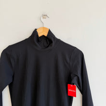 Load image into Gallery viewer, Spanx Suit Yourself Ribbed Turtleneck Long Sleeve Bodysuit Classic Black L NWT
