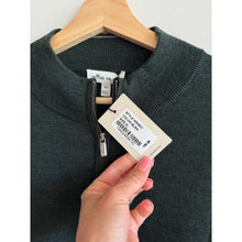 Load image into Gallery viewer, Peter Millar Autumn Crest Knit 1/4 Zip Long Sleeve Sweatshirt Green XL NWT
