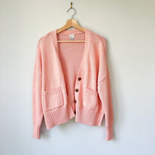 Load image into Gallery viewer, A New Day Button-Front Long Sleeve Knit Cardigan Sweater Pink S
