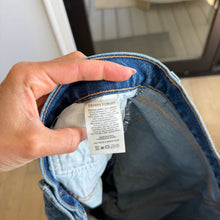 Load image into Gallery viewer, Denim Forum The Yoko High Rise Slim Button Fly Raw Hem Skinny Jeans Blue 30
