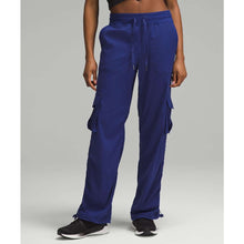 Load image into Gallery viewer, Lululemon Dance Studio Relaxed-Fit Mid-Rise Cargo Pants Larkspur Blue M
