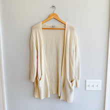 Load image into Gallery viewer, Madewell Cozy Walker Merino Wool Cardigan Sweater Cream XS
