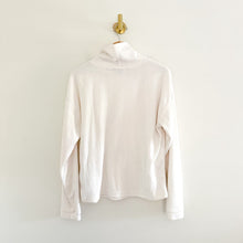 Load image into Gallery viewer, Sanctuary Kyla Mock Neck Fleece Pullover Sweater Ivory S
