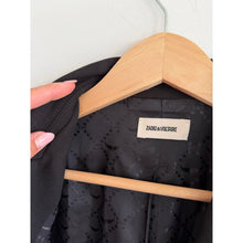 Load image into Gallery viewer, Zadig &amp; Voltaire Star Embellished Peak Label Single-Breasted Blazer Black 42
