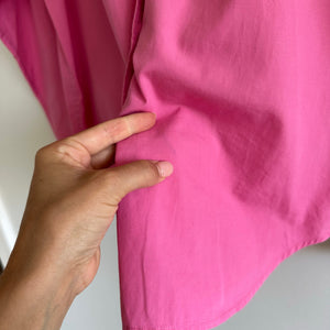 Lauren Ralph Lauren Classic Colorblock Button Down Shirt Pink White M