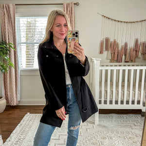Metro x Kristen Blake Trench Coat Black M