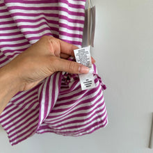 Load image into Gallery viewer, Nordstrom Pink Rosebud White Brooke Stripe Short Sleeve T-Shirt L NWT
