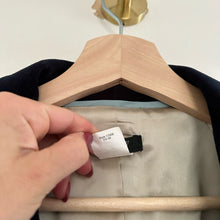 Load image into Gallery viewer, J. Crew Eden Velvet Single-Breasted Lined Blazer Black 8
