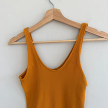 Load image into Gallery viewer, Abercrombie &amp; Fitch Seamless Ribbed Scoop Neckline Bodysuit Orange XS
