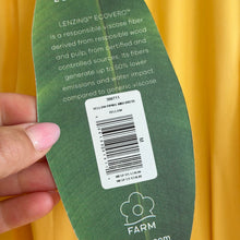 Load image into Gallery viewer, Farm Rio Yellow Piping Cut-Out Balloon Sleeve Midi Dress M NWT

