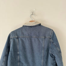 Load image into Gallery viewer, Mavi Jeans Frank Fleece Lined Button Front Denim Jacket Blue XS
