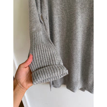 Load image into Gallery viewer, Zadig &amp; Voltaire Alma Knit Turtleneck Long Sleeve Pullover Sweater Gray L
