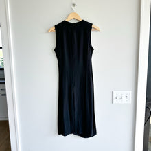 Load image into Gallery viewer, MARNI Colorblock Sleeveless Crew Neck Mini Shift Dress Black 38
