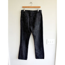 Load image into Gallery viewer, Agolde Lana Mid Rise Button-Fly Front Denim Straight Jeans Black 29
