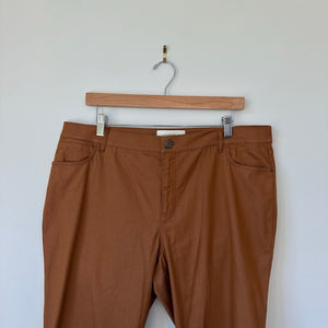 Lafayette 148 Mercer Primo Stretch-Denim Mid-Rise Skinny Jeans In Spice