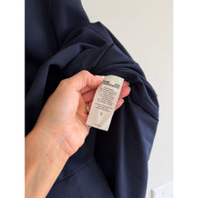 Load image into Gallery viewer, Diane Von Furstenberg Carrie Sleeveless Round Neck Mini Sheath Dress Navy Blue 4
