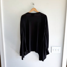 Load image into Gallery viewer, 3.1 Phillip Lim Merino Wool Knit Open-Front Long Sleeve Cardigan Sweater Black M

