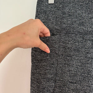 Athleta Herringbone Metro High Waisted Leggings Black M