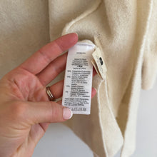 Load image into Gallery viewer, Madewell Cozy Walker Merino Wool Cardigan Sweater Cream XS
