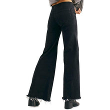 Load image into Gallery viewer, We The Free x Free People Drapey High Rise Wide Leg Pants Black 27
