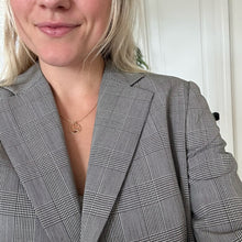 Load image into Gallery viewer, Brooks Brothers Stellita Fit Wool Houndstooth Blazer Black/White $498
