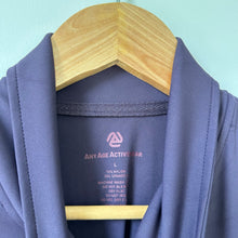 Load image into Gallery viewer, Any Age Activewear Zip Up Mock Neck Hip Length Outdoor Basic Jacket Purple XL
