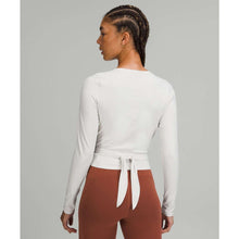 Load image into Gallery viewer, Lululemon Time to Restore Nulu Long Sleeve Activewear Top White Opal 4
