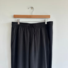 Load image into Gallery viewer, Splendid Naya Silk Mix High Rise Drawcord Waist Jogger Black L NWT
