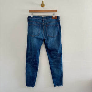 Madewell 9" High Rise Skinny Jeans in Allegra Wash Distressed 32