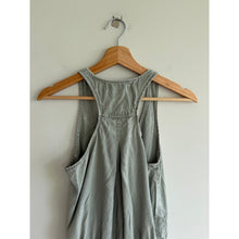 Load image into Gallery viewer, Cloth &amp; Stone Sleeveless Button Front Straight Leg Jumpsuit Green XS
