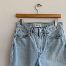 Load image into Gallery viewer, Madewell The Perfect Vintage Denim High Rise Straight Leg Jeans Blue 27

