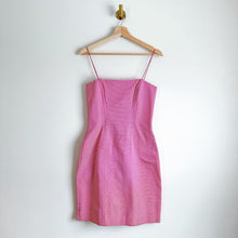 Load image into Gallery viewer, James Purcell Vintage 1990 Silk Sailor Button Back Dress in Pink Stripe 6
