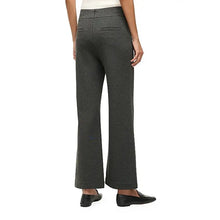 Load image into Gallery viewer, Staud Knack Seamed High Rise Flared Leg Casual Pants Gray L NWT
