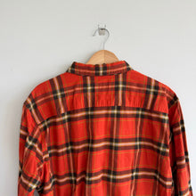 Load image into Gallery viewer, Patagonia Lawrence Fjord Flannel Plaid Pattern Button Up Shirt Red Amber XL NWT
