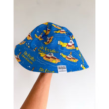 Load image into Gallery viewer, Bums &amp; Roses The Beatles Yellow Submarine Bucket Hat Blue One Size
