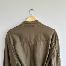 Load image into Gallery viewer, Free People In Our Nature Belted Cotton Cargo Jacket Green XS
