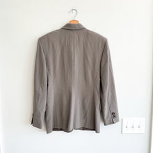 Load image into Gallery viewer, Jil Sander Single-Breasted Wool Blend Blazer Jacket Taupe 38
