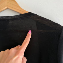 Load image into Gallery viewer, 3.1 Phillip Lim Merino Wool Knit Open-Front Long Sleeve Cardigan Sweater Black M
