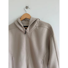 Load image into Gallery viewer, UNRL Essence Full Zip Stretch Hoodie Sweatshirt Pebble Beige S
