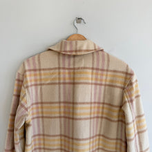 Load image into Gallery viewer, Sanctuary Plaid Shacket Pink Yellow Cream XS
