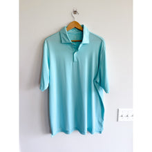 Load image into Gallery viewer, Fairway &amp; Greene USA Tournament Solid Tech Casual Jersey Polo Shirt Green XL
