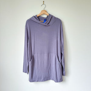 Kit And Ace Brushed Weekend Hoodie Relaxed Fit Pullover Dusk Purple XL NWT