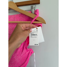 Load image into Gallery viewer, Good American Sparkle Underwired High Rise Bikini Set Pink 2 NWT
